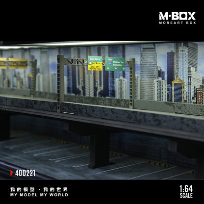 M-BOX 1/64-CONTAINER OVERPASS SCENE MB400221