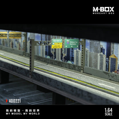 M-BOX 1/64-CONTAINER OVERPASS SCENE MB400221
