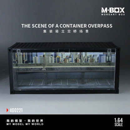 M-BOX 1/64-CONTAINER OVERPASS SCENE MB400221