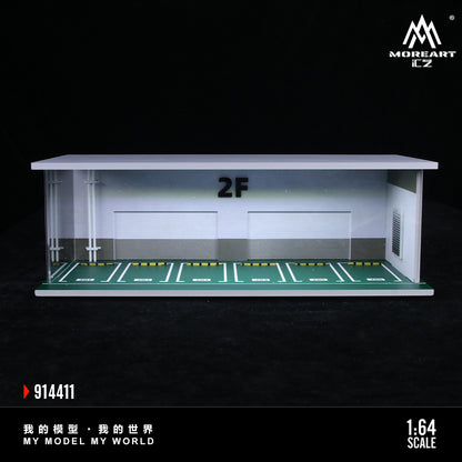 MoreArt Diorama 1:64- 2F Parking Lot-Lighted Scene Diorama MO914411