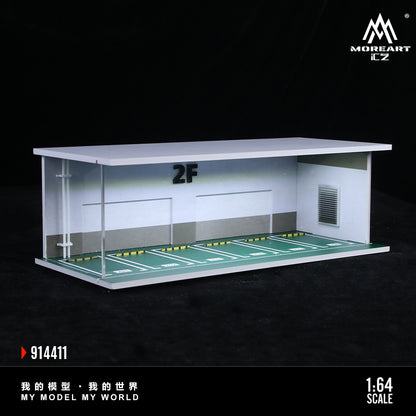 MoreArt Diorama 1:64- 2F Parking Lot-Lighted Scene Diorama MO914411