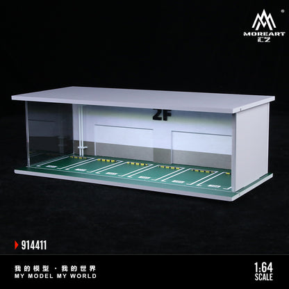 MoreArt Diorama 1:64- 2F Parking Lot-Lighted Scene Diorama MO914411