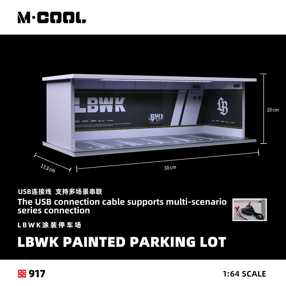 Stationnement Peint A-LBWK avec Éclairage 1:64 – M-COOL MC914917