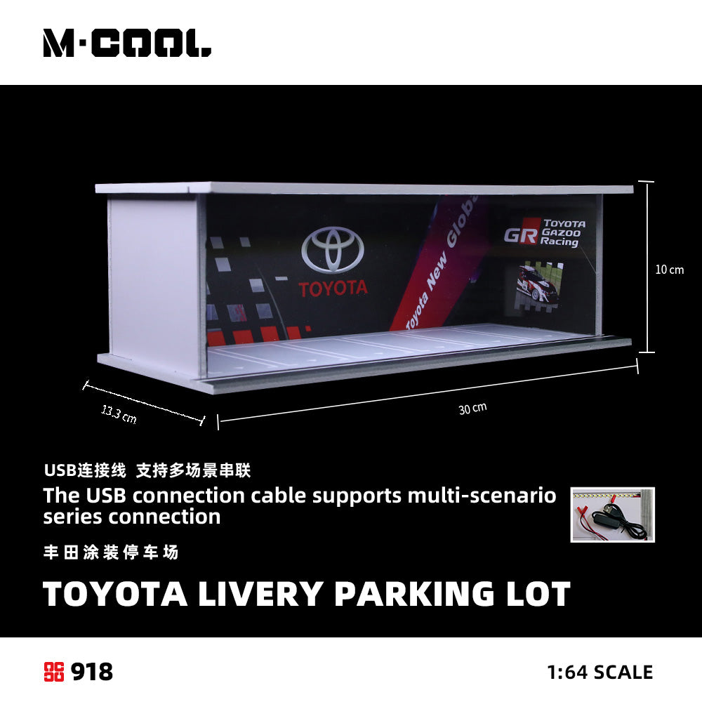 Toyota Livery Parking Lot with Lights 1:64 – M-COOL MC914918