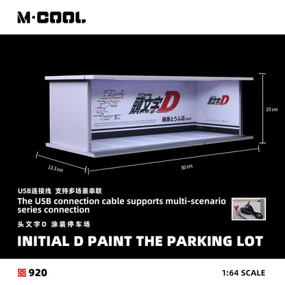 Initial D Livery Parking Lot with Lights 1:64 – M-COOL MC914920