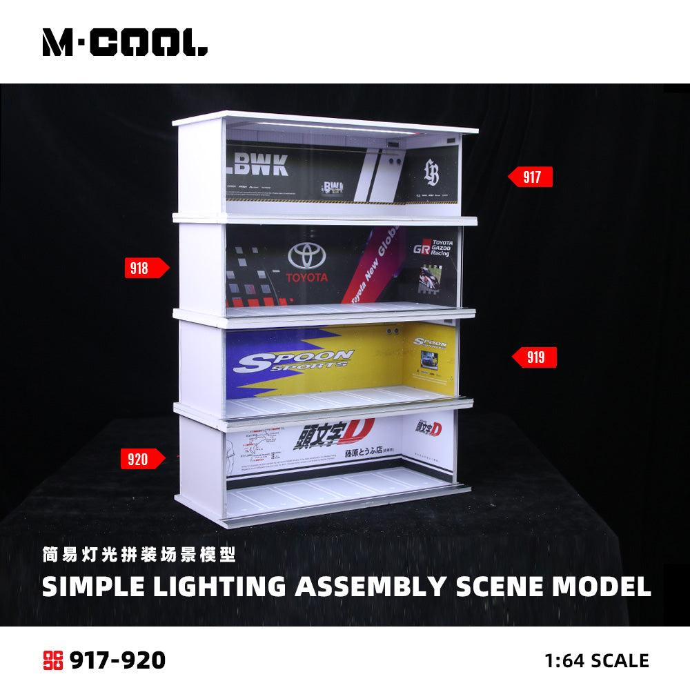 Stationnement Peint A-LBWK avec Éclairage 1:64 – M-COOL MC914917