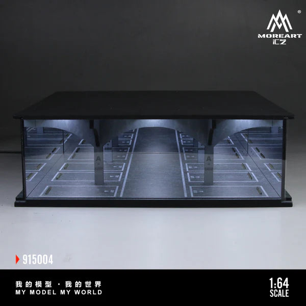 MoreArt Diorama 1:64- Garage de stationnement souterrainé clairé-Underground Parking Garage Lighted Assembly Scene  MO915004