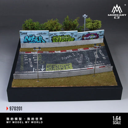 MoreArt Diorama 1:64-NURBURGRING CIRCUIT O2 MODEL  MO970201