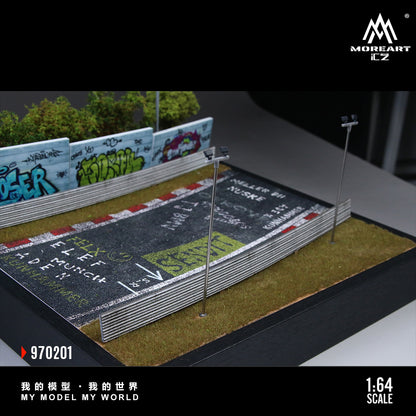 MoreArt Diorama 1:64-NURBURGRING CIRCUIT O2 MODEL  MO970201