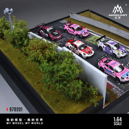 MoreArt Diorama 1:64-NURBURGRING CIRCUIT O2 MODEL  MO970201