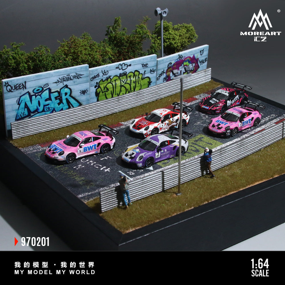 MoreArt Diorama 1:64-NURBURGRING CIRCUIT O2 MODEL  MO970201