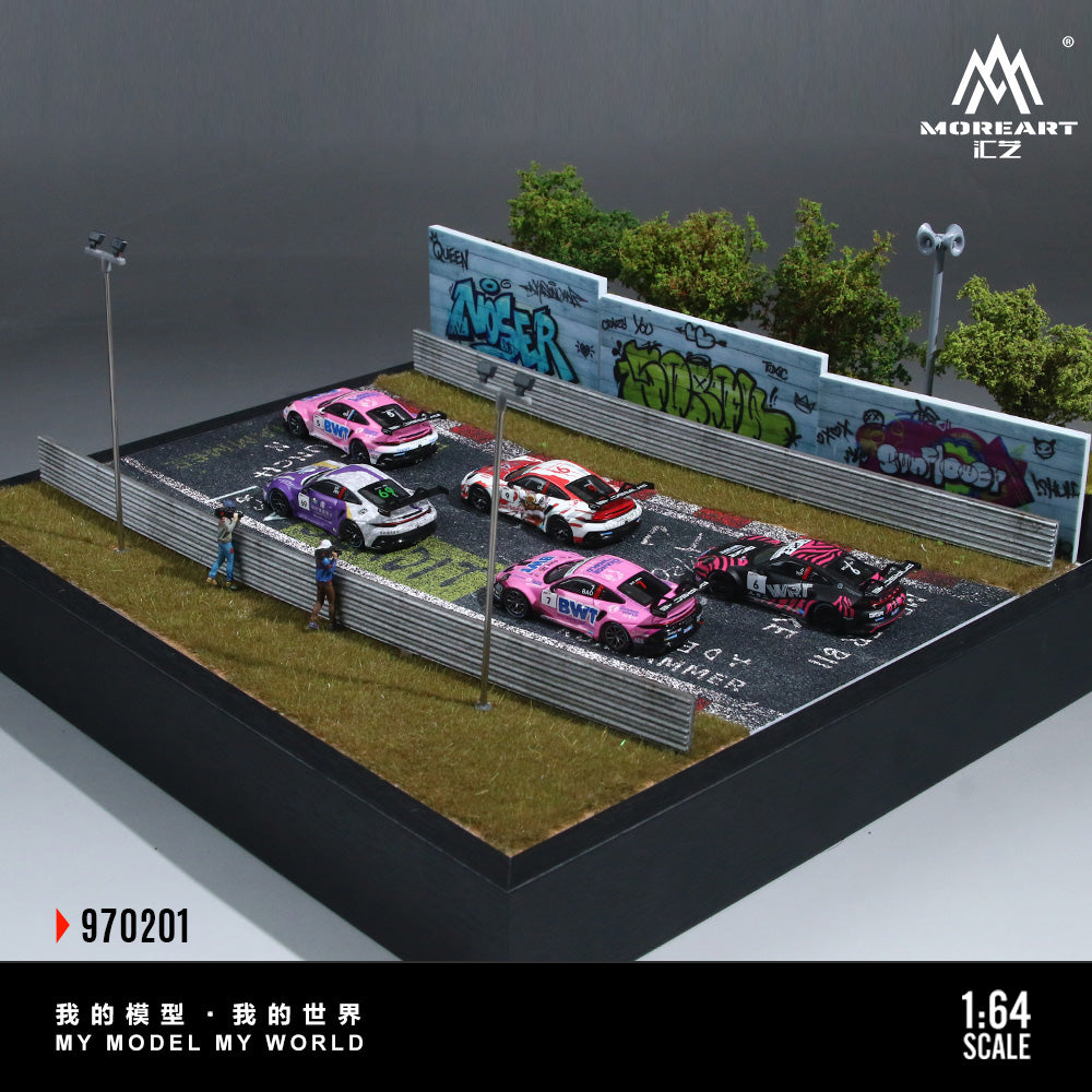 MoreArt Diorama 1:64-NURBURGRING CIRCUIT O2 MODEL  MO970201