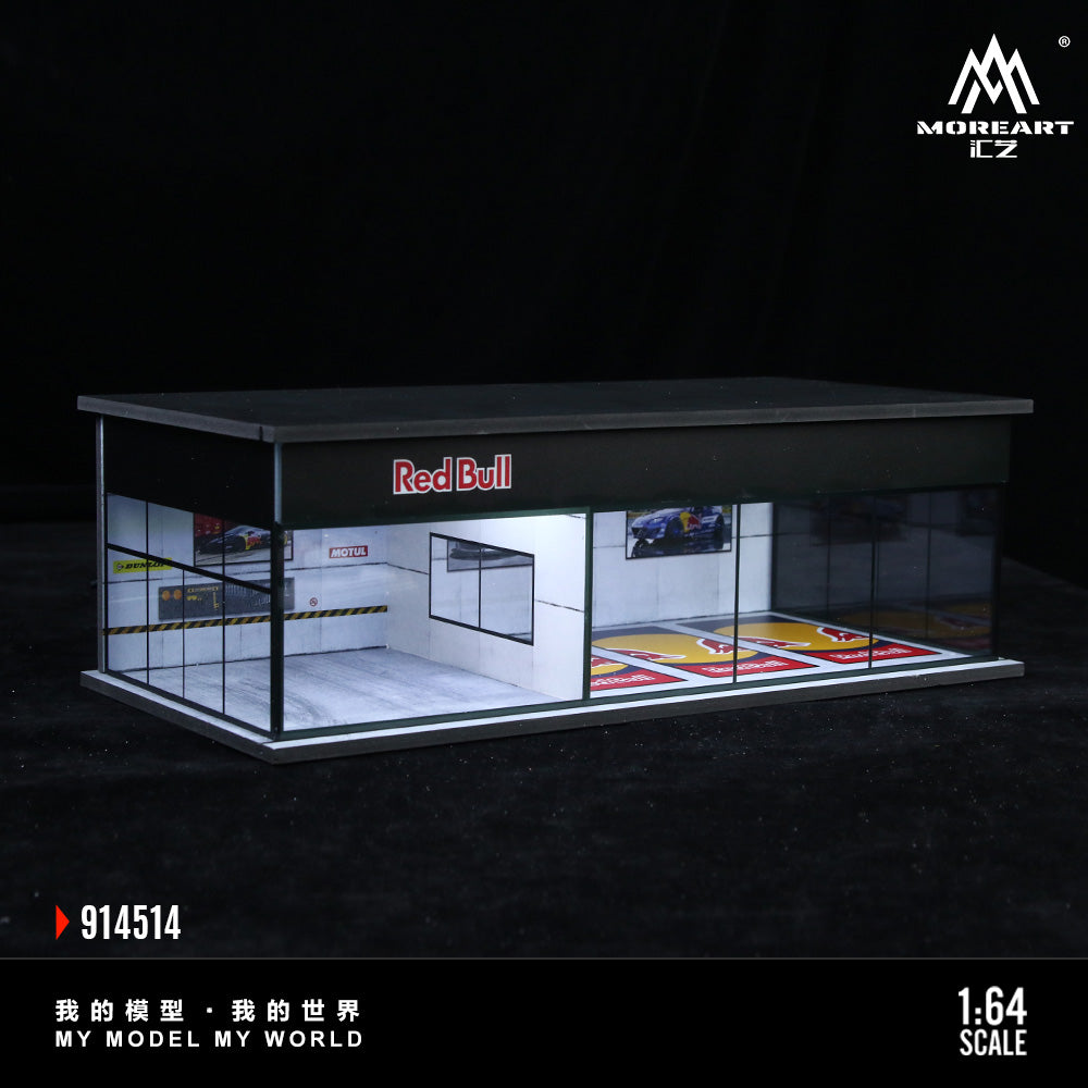 MoreArt Diorama 1:64- Red Bull Parking Scene MO914514