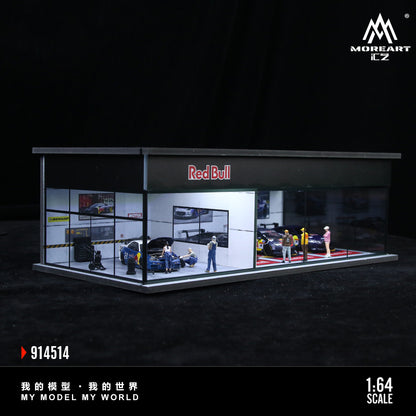 MoreArt Diorama 1:64- Red Bull Parking Scene MO914514
