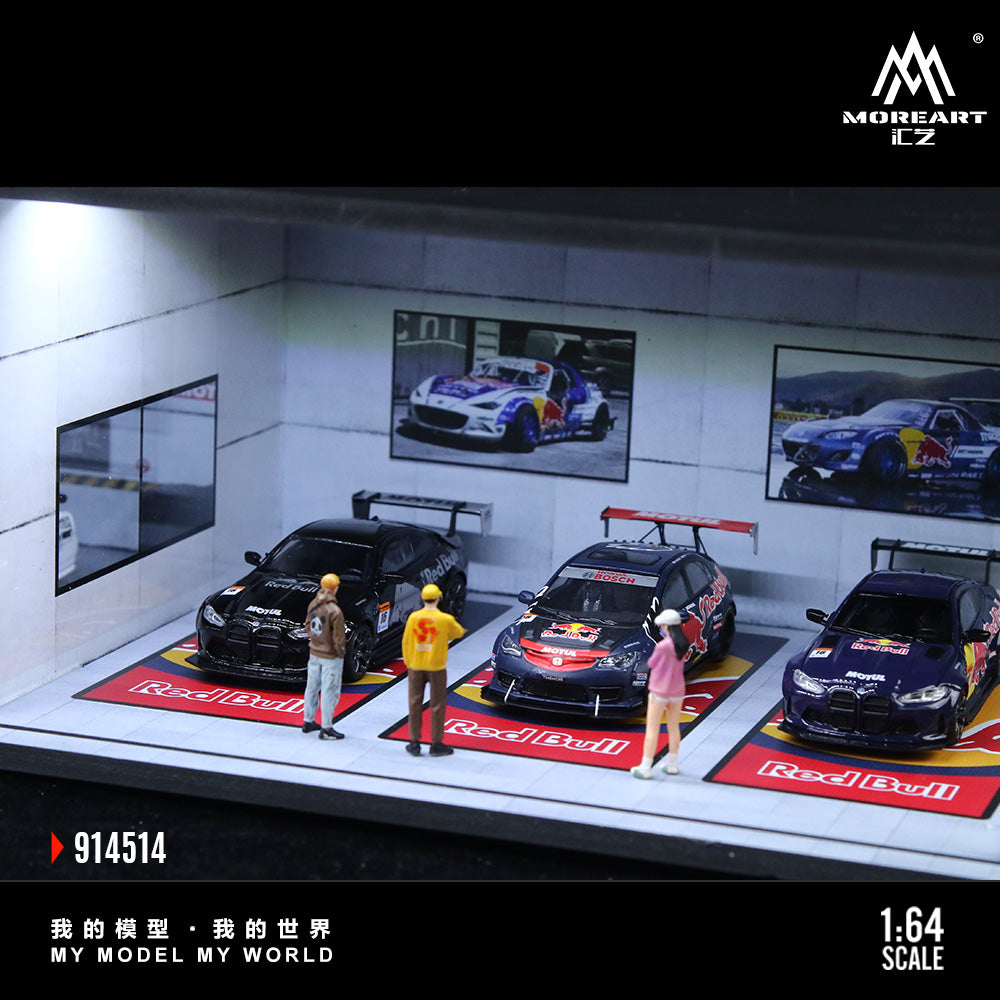 MoreArt Diorama 1:64- Red Bull Parking Scene MO914514
