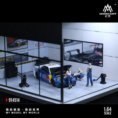 MoreArt Diorama 1:64- Red Bull Parking Scene MO914514