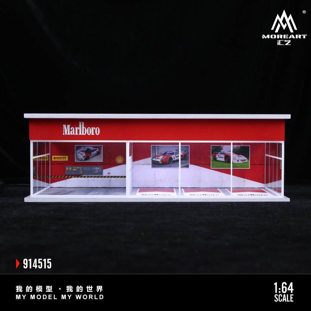 MoreArt Diorama 1:64- Marboro Parking Scene MO914515