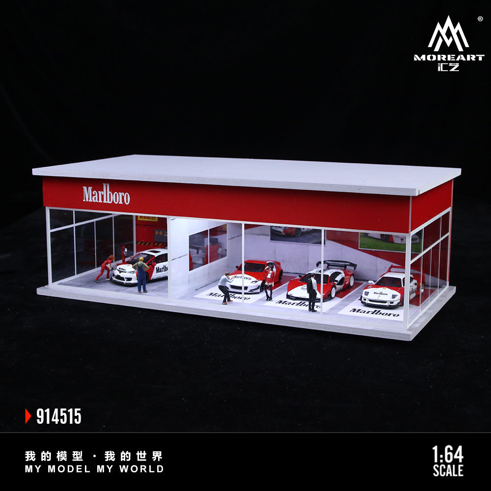 MoreArt Diorama 1:64- Marboro Parking Scene MO914515