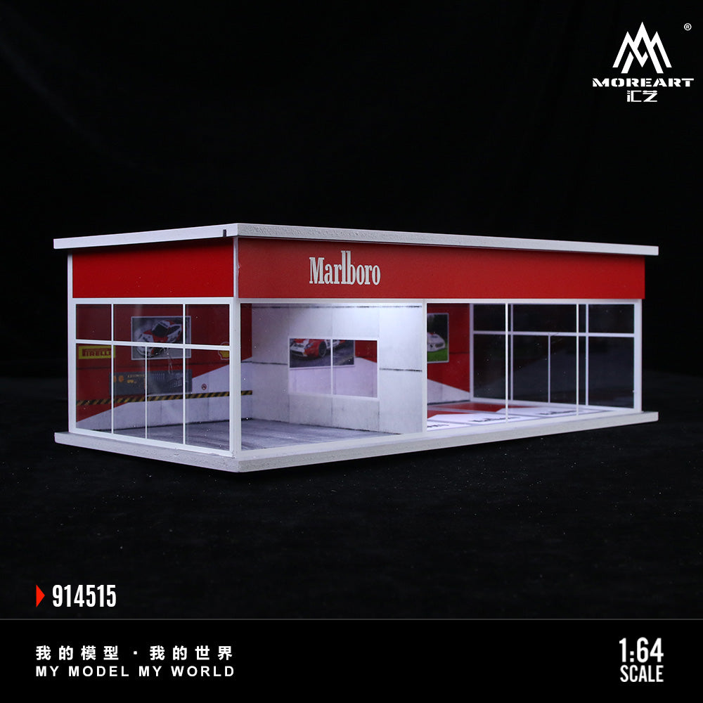 MoreArt Diorama 1:64- Marboro Parking Scene MO914515