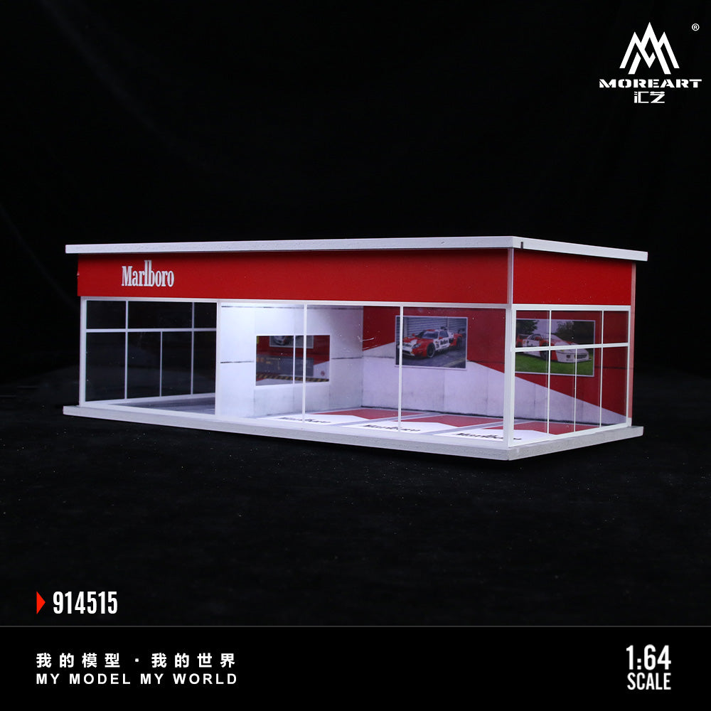 MoreArt Diorama 1:64- Marboro Parking Scene MO914515
