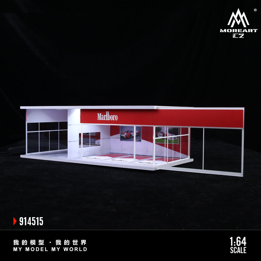 MoreArt Diorama 1:64- Marboro Parking Scene MO914515