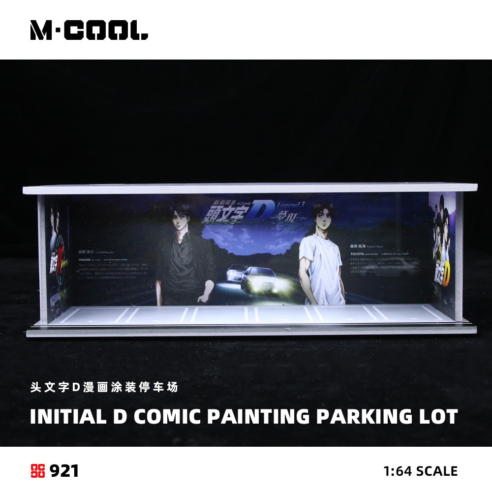 M-Cool Diorama 1:64- INITIAL D COMIC PAINTING PARKING LOT-MC914921