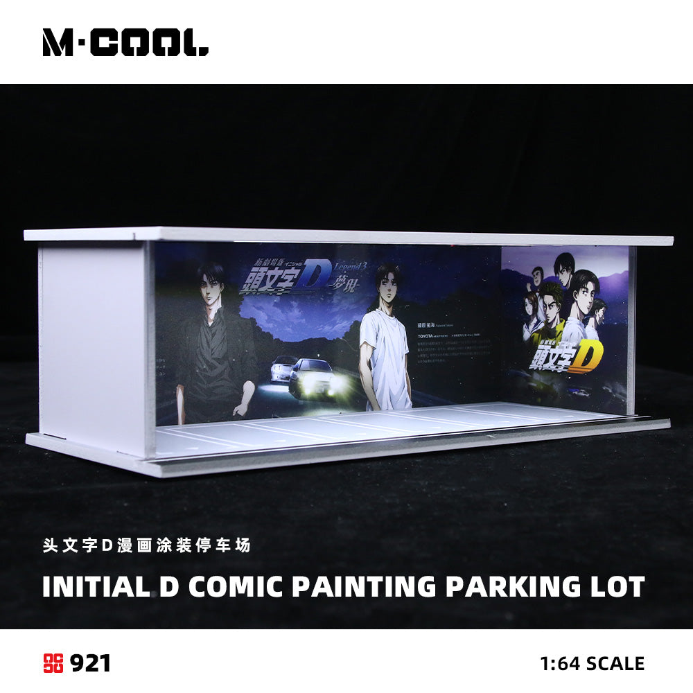 M-Cool Diorama 1:64- INITIAL D COMIC PAINTING PARKING LOT-MC914921