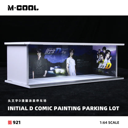 M-Cool Diorama 1:64- INITIAL D COMIC PAINTING PARKING LOT-MC914921