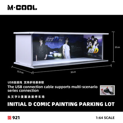 M-Cool Diorama 1:64- INITIAL D COMIC PAINTING PARKING LOT-MC914921