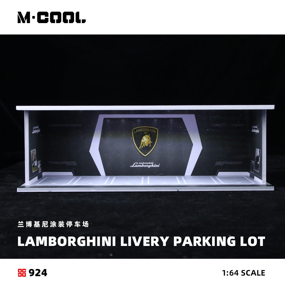 M-Cool Diorama 1:64- LAMBORGHINI PAINTING PARKING LOT MC914924