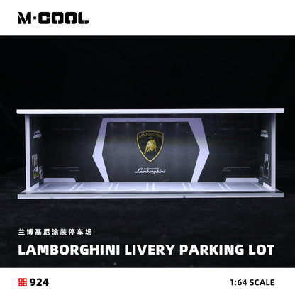 M-Cool Diorama 1:64- LAMBORGHINI PAINTING PARKING LOT MC914924