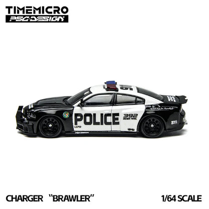 Time Micro x PSC DESIGN 1:64 Charger "Brawler" LSPD TM648201