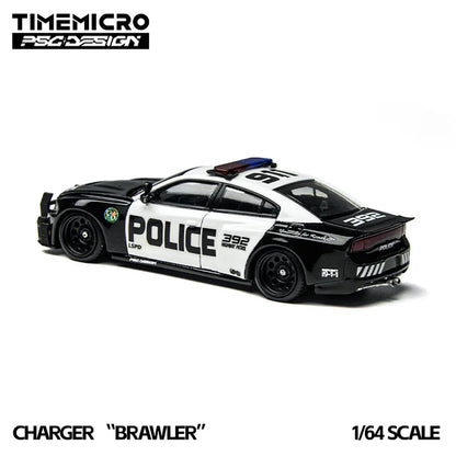 Time Micro x PSC DESIGN 1:64 Charger "Brawler" LSPD TM648201