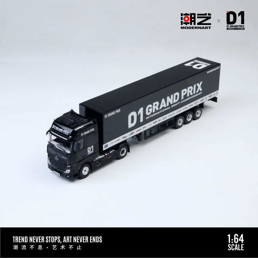 ModernArt 1/64 - Mercedes Benz Actros Container Truck- D1 Grand Prix MD646737