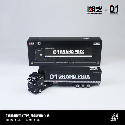 ModernArt 1/64 - Mercedes Benz Actros Container Truck- D1 Grand Prix MD646737