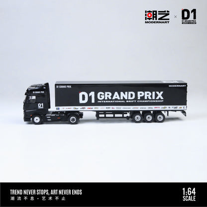 ModernArt 1/64 - Mercedes Benz Actros Container Truck- D1 Grand Prix MD646737