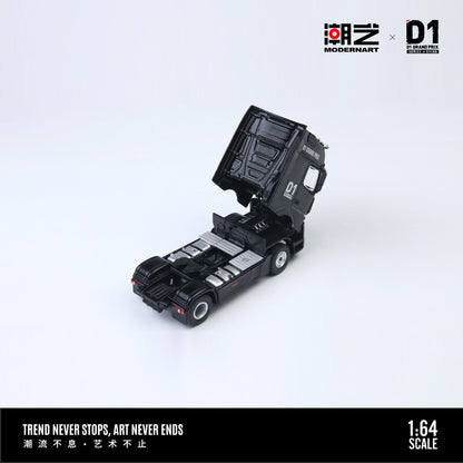 ModernArt 1/64 - Mercedes Benz Actros Container Truck- D1 Grand Prix MD646737