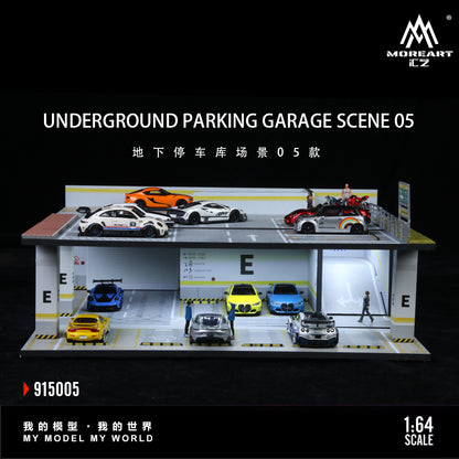 MoreArt Diorama 1:64- UNDERGROUND PARKING GARAGE SCENE 05 MO915005