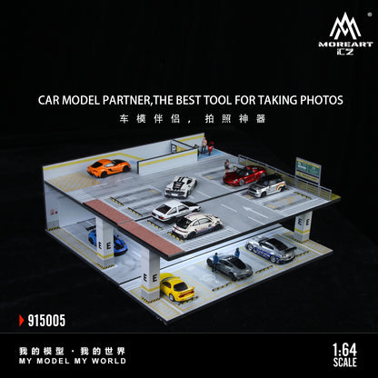 MoreArt Diorama 1:64- UNDERGROUND PARKING GARAGE SCENE 05 MO915005