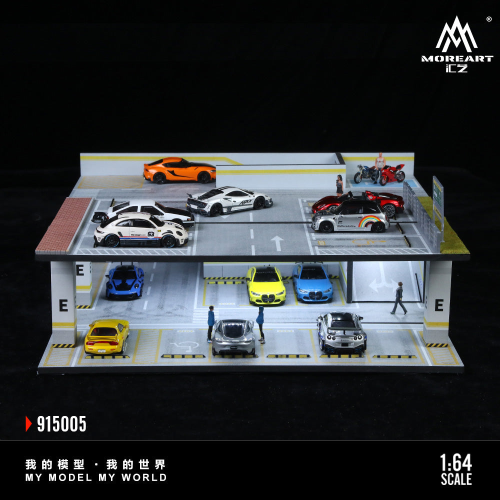 MoreArt Diorama 1:64- UNDERGROUND PARKING GARAGE SCENE 05 MO915005