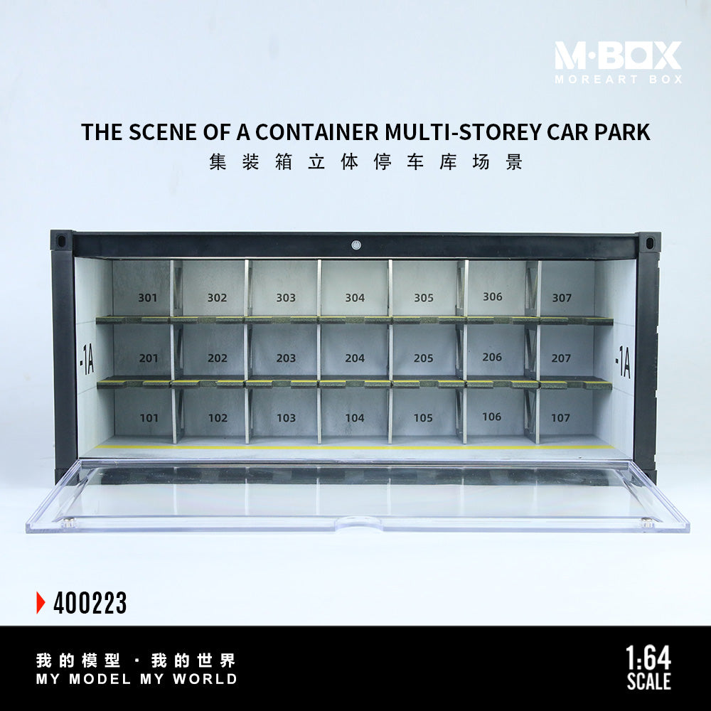 M-BOX 1/64-CONTAINER VERTICAL PARKING GARAGE MB400223