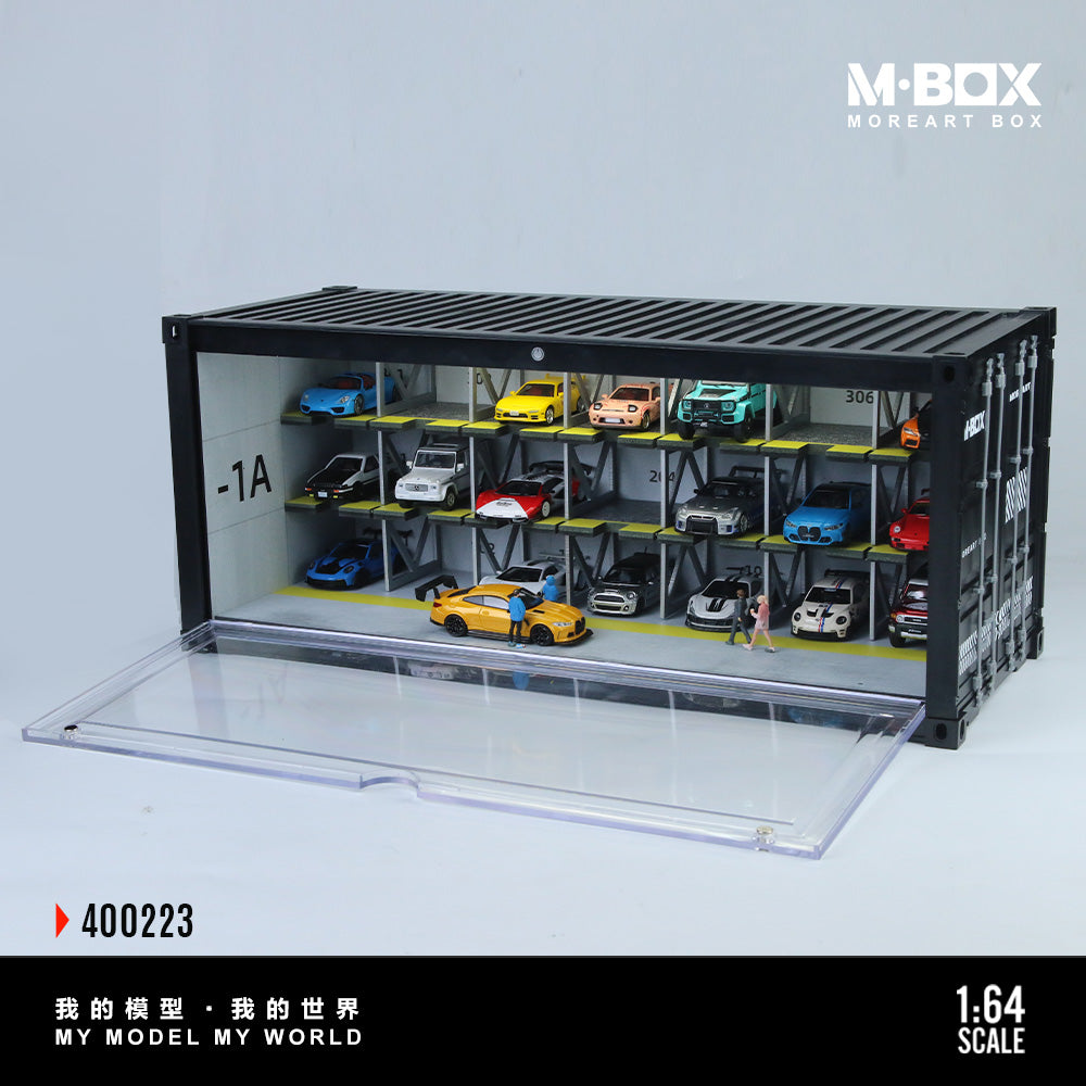 M-BOX 1/64-CONTAINER VERTICAL PARKING GARAGE MB400223