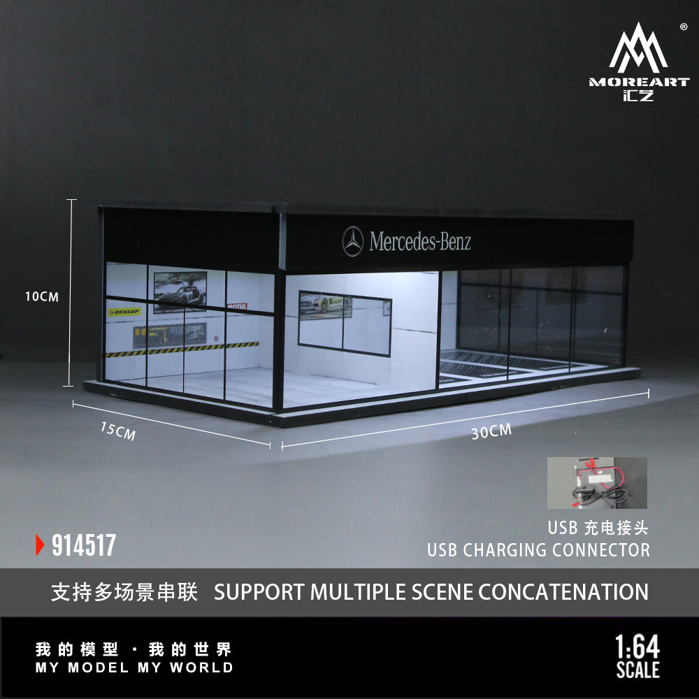 MoreArt Diorama 1:64-Mercedes Benz MO914517
