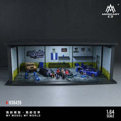 MoreArt Diorama 1:64- GRAND THEFT AUTO SCENE  MO936426