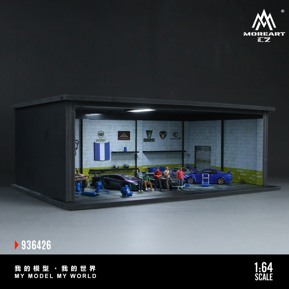 MoreArt Diorama 1:64- GRAND THEFT AUTO SCENE  MO936426