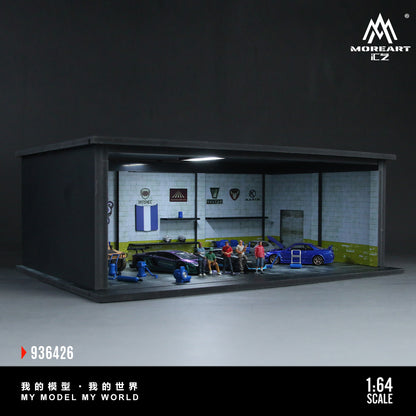 MoreArt Diorama 1:64- GRAND THEFT AUTO SCENE  MO936426