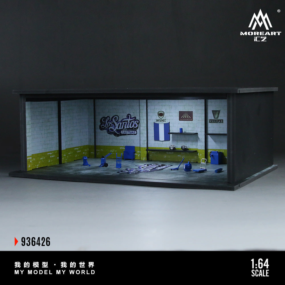 MoreArt Diorama 1:64- GRAND THEFT AUTO SCENE  MO936426