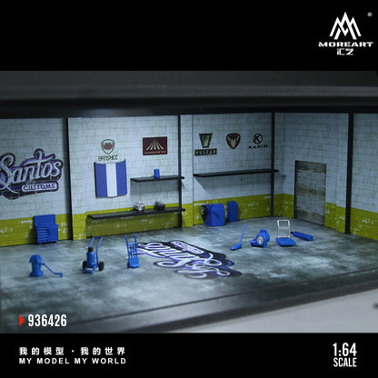 MoreArt Diorama 1:64- GRAND THEFT AUTO SCENE  MO936426