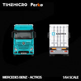 Mercedes-Benz Actros Camion Porte-Conteneur Bleu et Blanc Livrée Maersk 1:64 – Time Micro x Perka TM646742