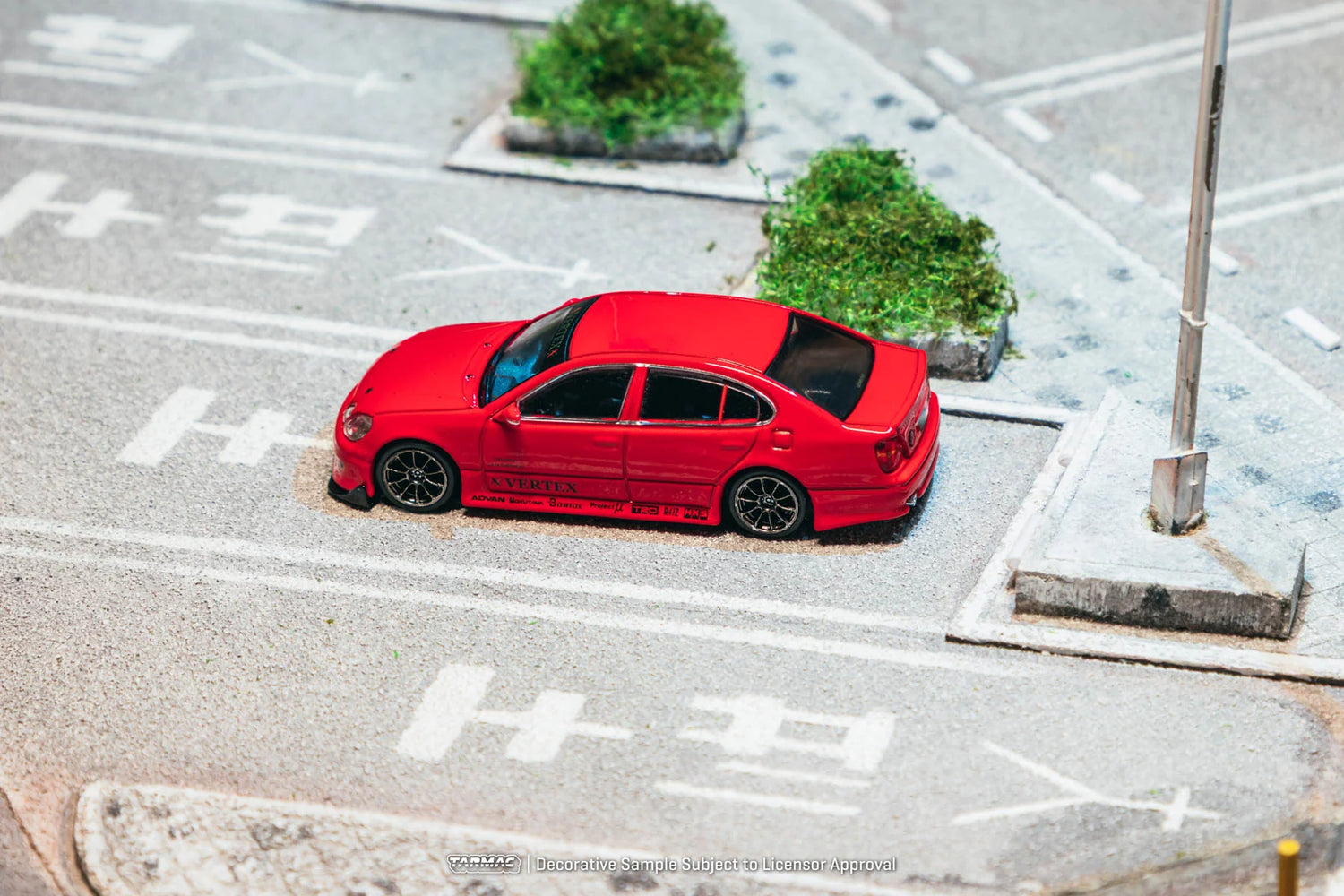 VERTEX Toyota Aristo JZS161 Red 1:64 with Trading Cards – Tarmac Works Global64 T64G-081-RE
